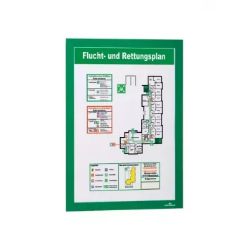 Magnetinis rėmelis A4 Durable DURAFRAME žalias