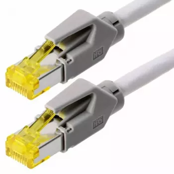 Tinklo kabelis Helos 151871 0,3 m Cat6a S/FTP pilkas