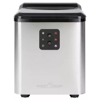 Ledo kubelių gamintojas „ProfiCook PC-EWB 1253“ — 12 kg/24h, 1,5 l bakelis, 2 kubelių dydžiai, 120 W, juoda/pilka