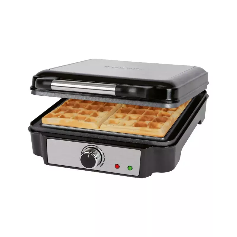 Vaflinė ProfiCook PC-WA 1241 4 vafliams 1200 W juoda nerūdijantis plienas