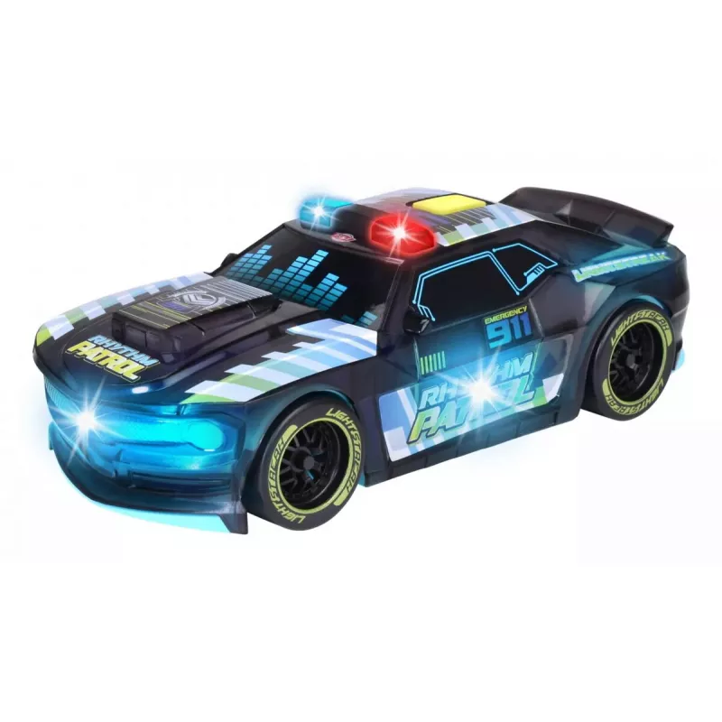 Mašinėlė Dickie Toys Rhythm Patrol Įvairiaspalvė 3 metai AA baterijos