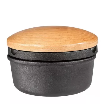 Pipirų malūnėlis Zassenhaus 076141 Juoda Wood Cast Iron
