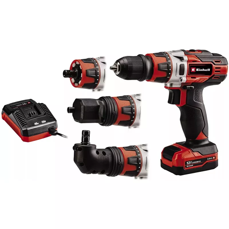 Akumuliatorinis atsuktuvas Einhell 4513595, 12V ličio jonų, 210x67x208 mm