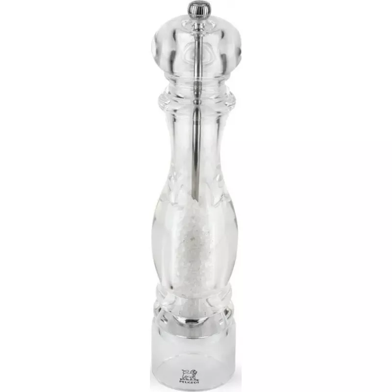Rankinė druskos malūnėlis PEUGEOT NANCY Acryl clear 30 cm