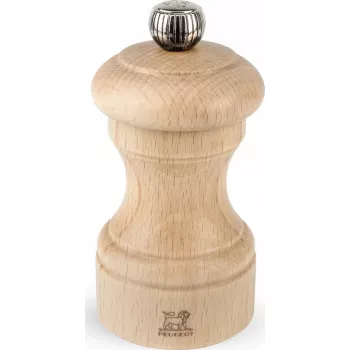 Pipirų malūnėlis PEUGEOT BISTRO buko mediena 10 cm, rankinis pipirų malūnėlis