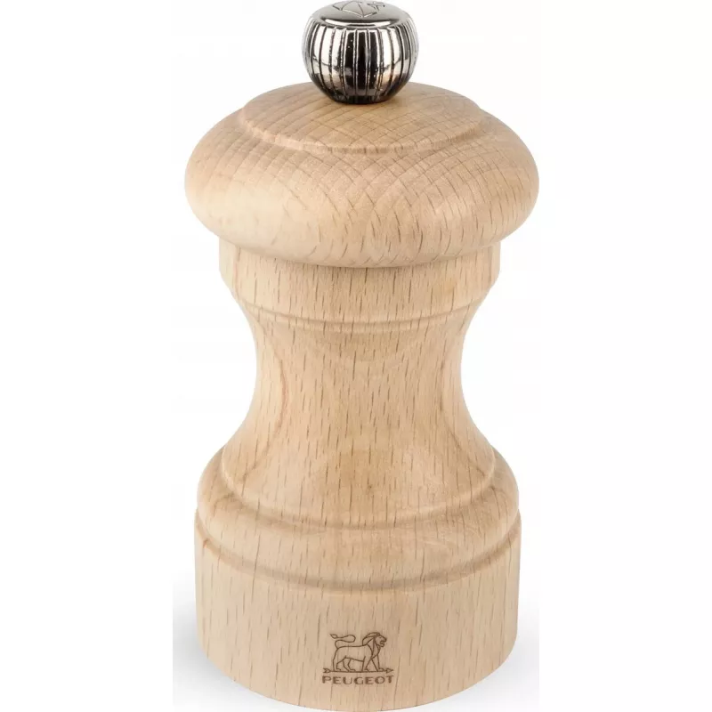 Pipirų malūnėlis PEUGEOT BISTRO buko mediena 10 cm, rankinis pipirų malūnėlis