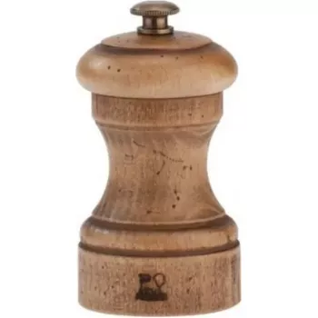 Pipirų malūnėlis PEUGEOT Bistro antique 10 cm medinis malūnėlis stalo naudojimui