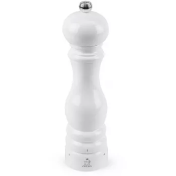 Druskos malūnėlis PEUGEOT Paris 22 cm uSelect, balta lakuota mediena, rankinis malūnėlis