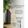 Peugeot Frizz Juoda tekstilinė butelio apvilktis 75cl Prancūzija