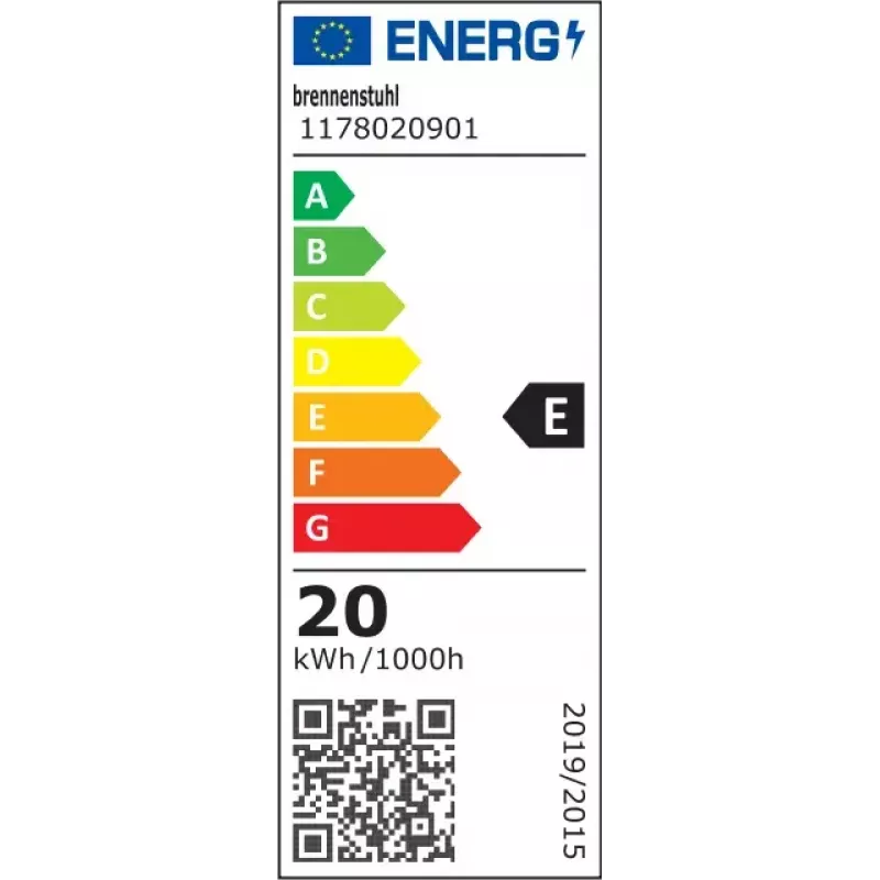 Brennenstuhl prožektorius 1178020901 20 W LED pilkas IP44 su PIR jutikliu