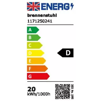 Prožektorius Brennenstuhl 1171250241 juodas 20 W LED IP65