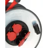 Power Strip Brennenstuhl SC 3210 4 AC outlets 3000 W Juoda Raudona Sidabrinė