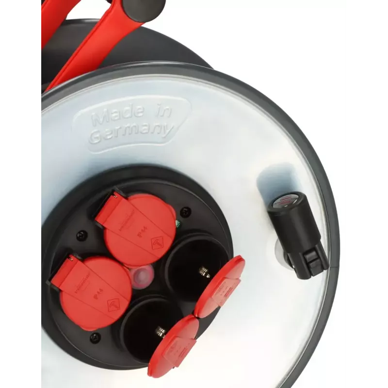 Power Strip Brennenstuhl SC 3210 4 AC outlets 3000 W Juoda Raudona Sidabrinė