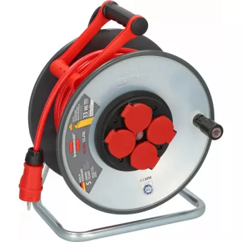Power Strip Brennenstuhl SC 3210 4 AC outlets 3000 W Juoda Raudona Sidabrinė