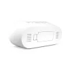 Skaitmeninis žadintuvas Mebus 25808 Oval White Blue backlight baterija AAA
