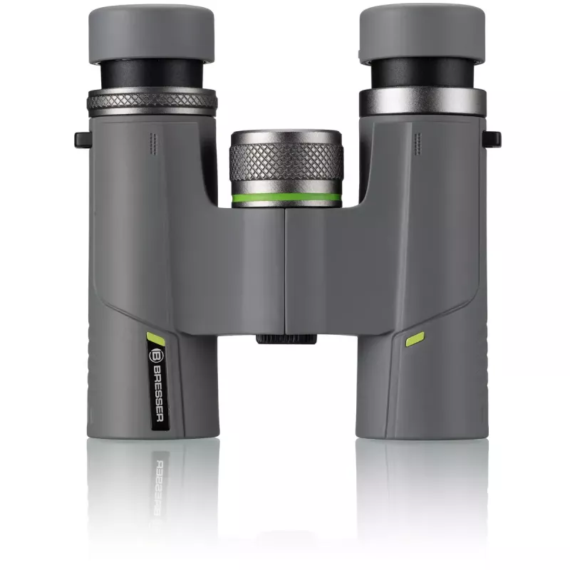 Bresser Optics Wave 10x25 žiūronai BaK-4 Pilka 10x Padidinimas