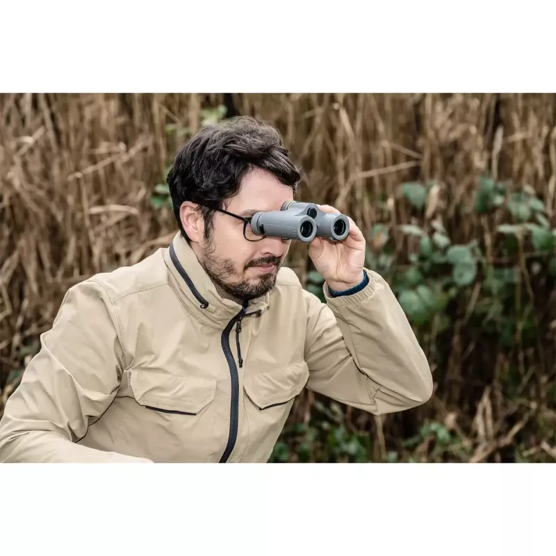 Bresser Optics Wave 10x25 žiūronai BaK-4 Pilka 10x Padidinimas