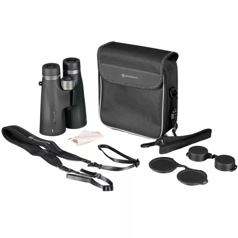 Binokliai Bresser Optics Primax 8x56 BaK-4 juoda žalia 8x didinimas