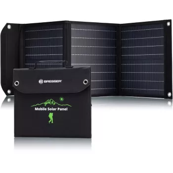 Saulės baterija Bresser 3810040 40W su USB — 40 W nešiojamas saulės modulis su USB išvestimi