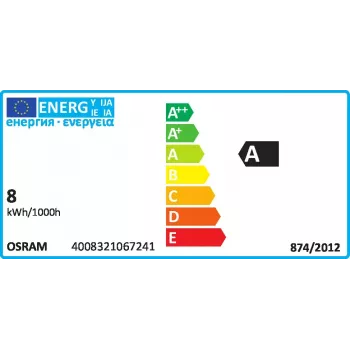 Osram Lumilux T5 Short liuminescencinė lemputė 8 W G5 Šalta balta 430 lm