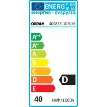 Osram HALOPIN OVEN 40 W 230 V G9 halogeninė lemputė Šiltai balta