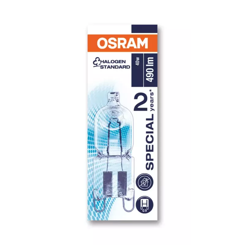 Osram HALOPIN OVEN 40 W 230 V G9 halogeninė lemputė Šiltai balta