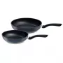 Keptuvių rinkinys Fissler 045-301-02-100/0 Aliuminio juoda 2 vnt.