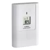 Vidaus/lauko meteorologinė stotis tfa dostmann Casa Balta LCD Baterija — belaidė 0,433 GHz, AA 1,5 V, 141×100×48 mm