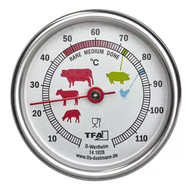 Maisto termometras TFA-Dostmann 14.1028 0 - 120 °C Analoginis 51 mm 34 g