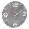 Sieninis laikrodis TFA-Dostmann CONTOUR apvalus pilkas baltas 35 cm