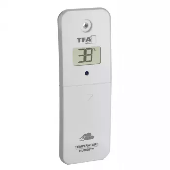TFA-Dostmann VIEW METEO juoda baterijomis maitinama Wi-Fi drėgmė 10-99%