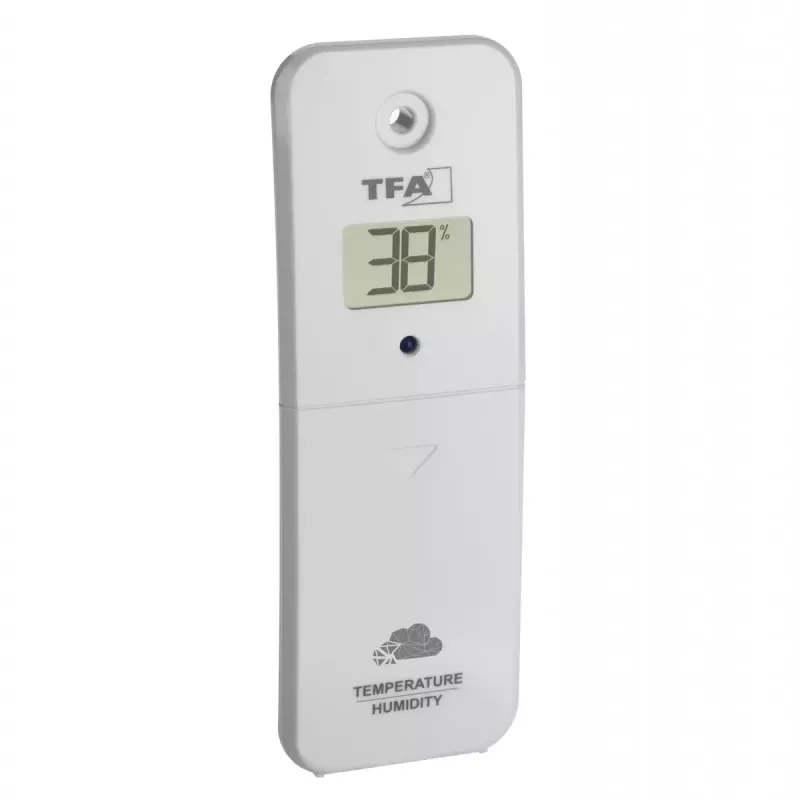 TFA-Dostmann VIEW METEO juoda baterijomis maitinama Wi-Fi drėgmė 10-99%