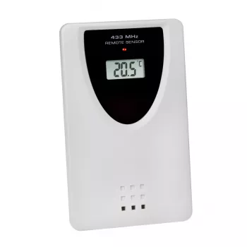 Skaitmeninis žadintuvas TFA-Dostmann 60.4518.08 Wood LCD 433 MHz