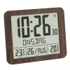 Skaitmeninis žadintuvas TFA-Dostmann 60.4518.08 Wood LCD 433 MHz