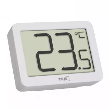 Elektroninis aplinkos termometras TFA-Dostmann 30.1065.02 Vidaus Baltas °C