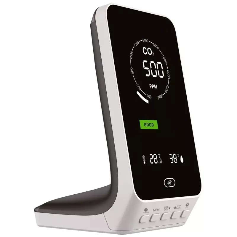 CO2 monitorius tfa dostmann AIRCO2NTROL UP 31.5010 — skaitmeninis ekranas, CO2, temperatūra, drėgmė