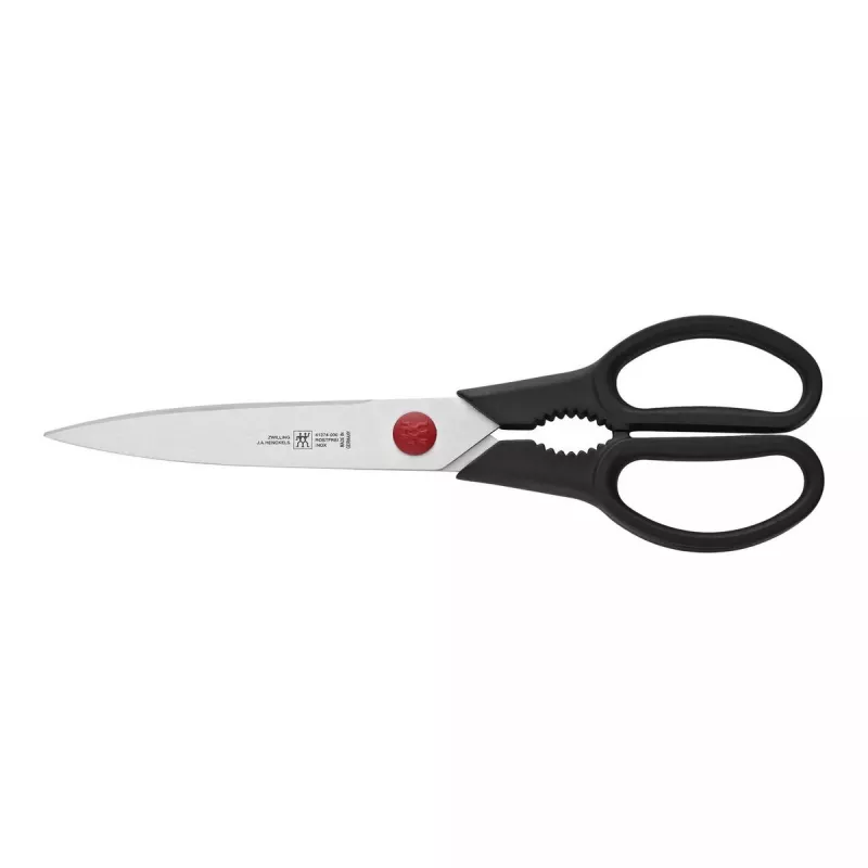 Virtuvinės žirklės ZWILLING TWIN L 230 mm, nerūdijančio plieno peiliai, juoda rankena, universaliam naudojimui