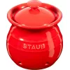 Česnako laikymo indelis Staub 11 cm, vyšninė raudona