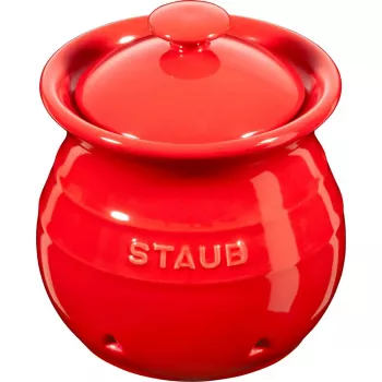 Česnako laikymo indelis Staub 11 cm, vyšninė raudona