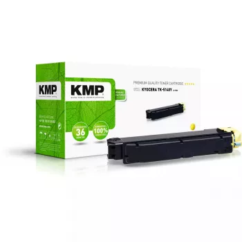 KMP dažų kasetė Kyocera TK-5140 5000 puslapių Geltona
