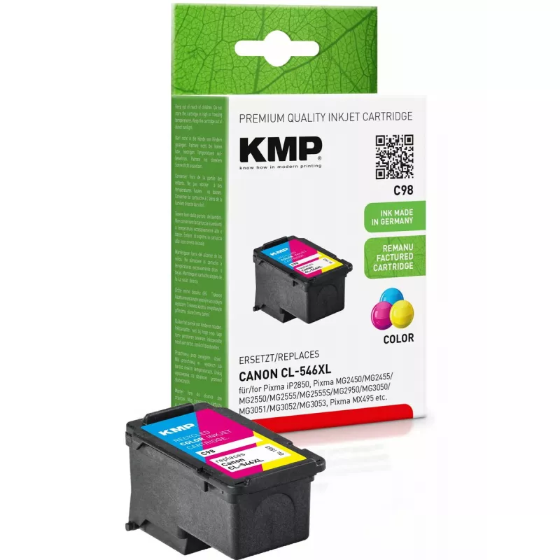 Kasetė KMP Canon CL546XL spalvota