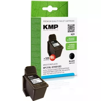 Kasetė KMP HP C9351AE Nr.21 juoda 520 S. H29 perpildyta