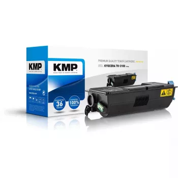 KMP K-T66 - juoda - dažų kasetė (atitikmuo: Kyocera TK-3100) - skirta Kyocera ECOSYS M3040, M3540, FS-2100, 4200 (2894.0000)