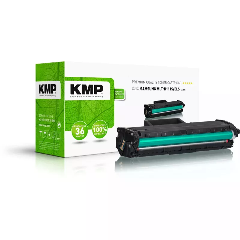 Toner KMP SA-T85 suderinamas su Samsung MLT-D111S 3500 puslapių juodas
