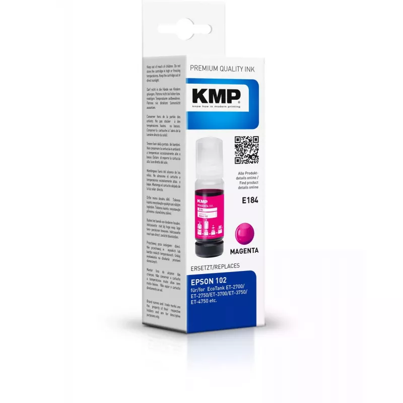 KMP E184 suderinama purpurinė rašalo kasetė