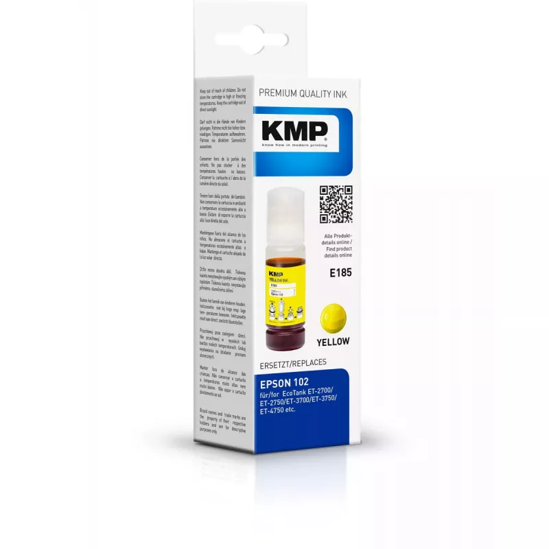 Rašalo kasetė KMP E185 Suderinama Geltona