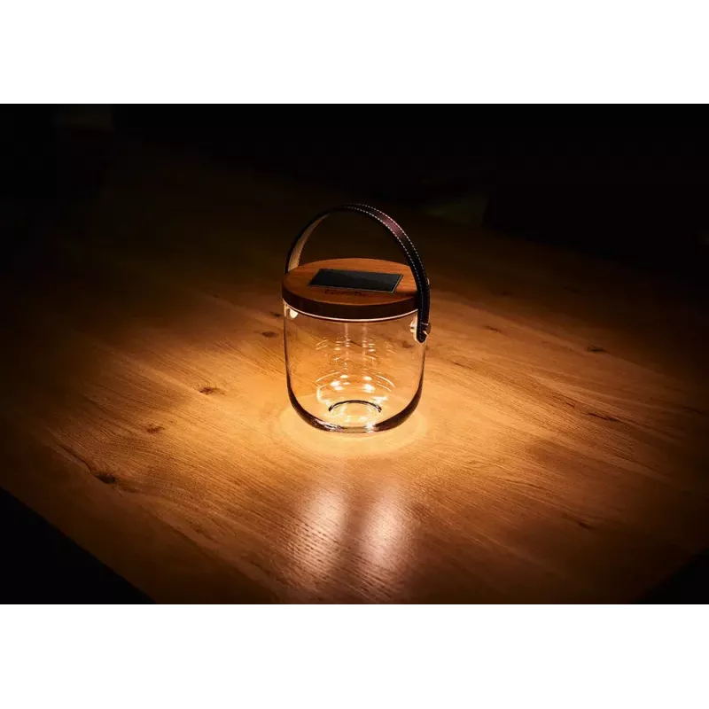 Stalinė lempa Krinner LUMIX Deco Glass Basic LED Skaidri Bambukas Stiklas