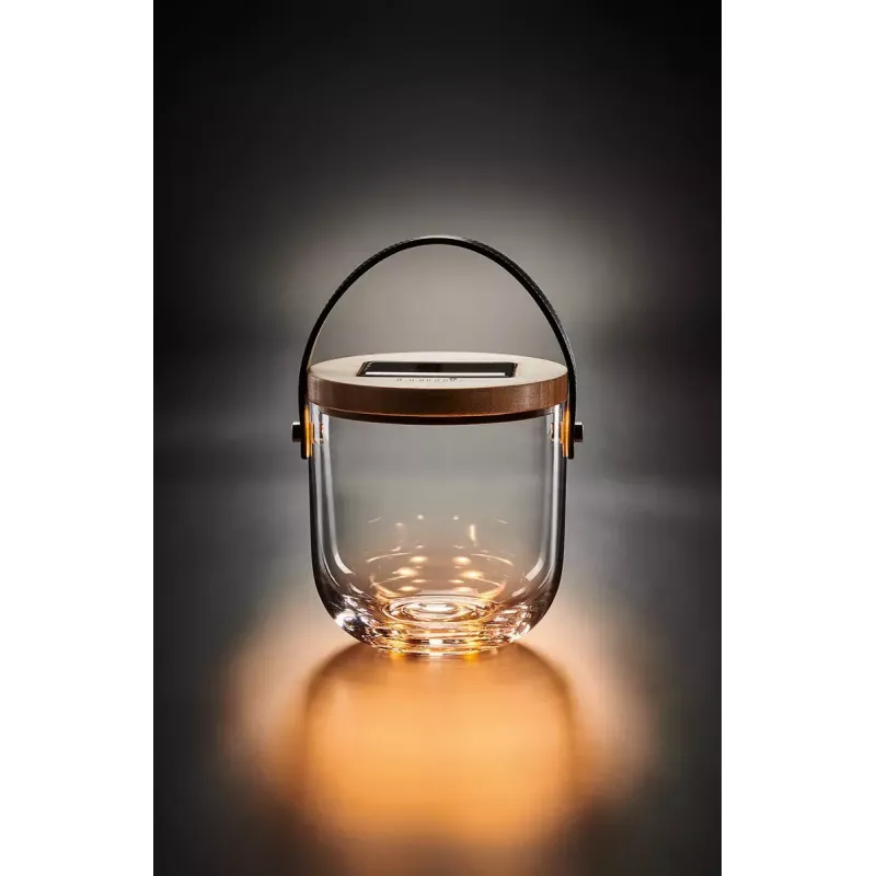 Stalinė lempa Krinner LUMIX Deco Glass Basic LED Skaidri Bambukas Stiklas