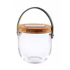 Stalinė lempa Krinner LUMIX Deco Glass Basic LED Skaidri Bambukas Stiklas