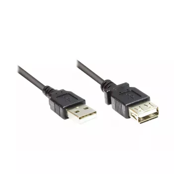 USB laidas Alcasa 2511-OF5S USB 2.0 5 m juodas